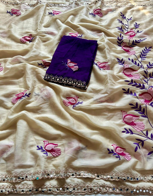 Soft Rangoli silk saree