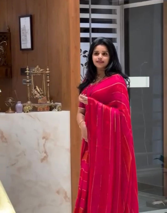 Fancy chiffon georgette Saree