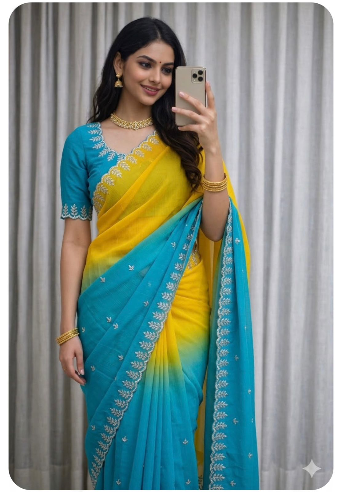 Pallu Sequence & Work In Saree*