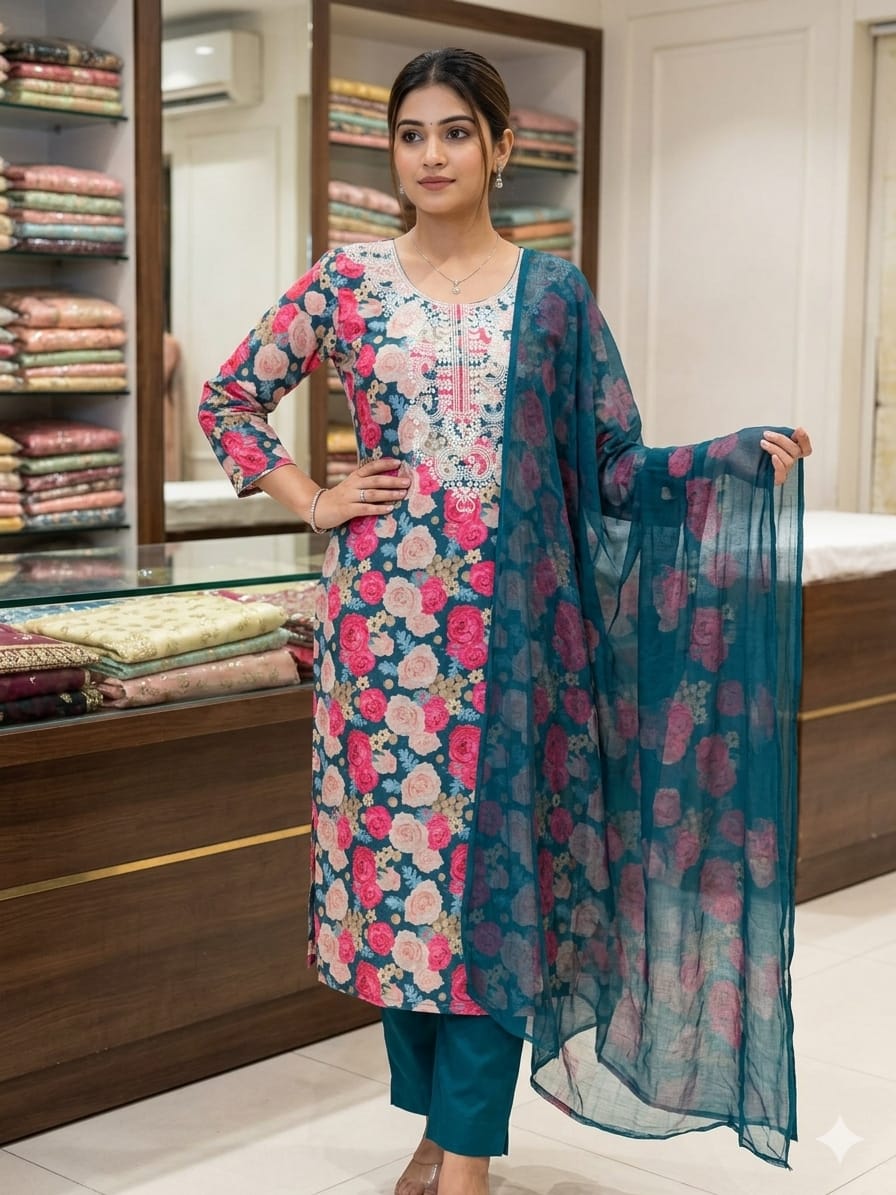 Lucknowi work with Astar kurti