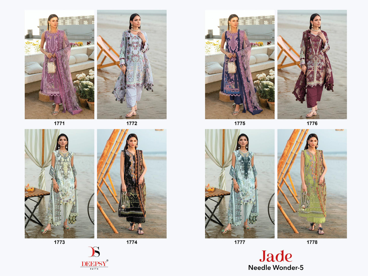 Jade Needle wonder OF salwar kameez for coton duppta
