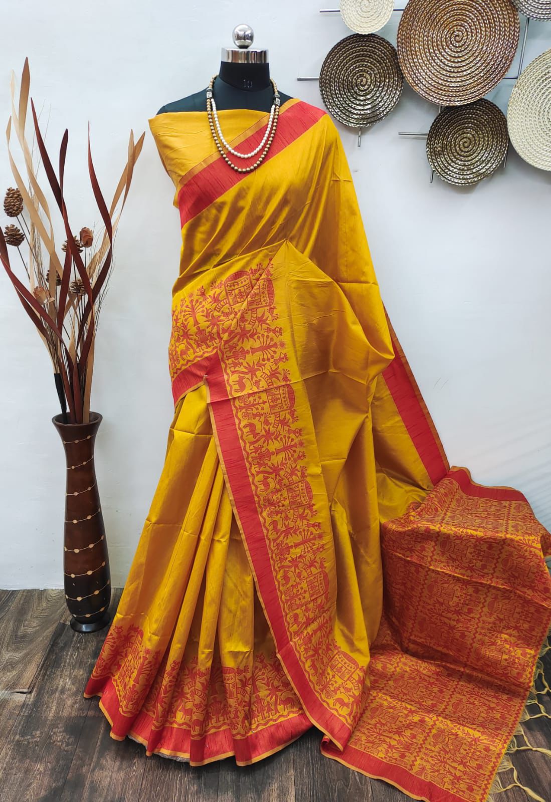 KALAMKARI WEAVING SAREE