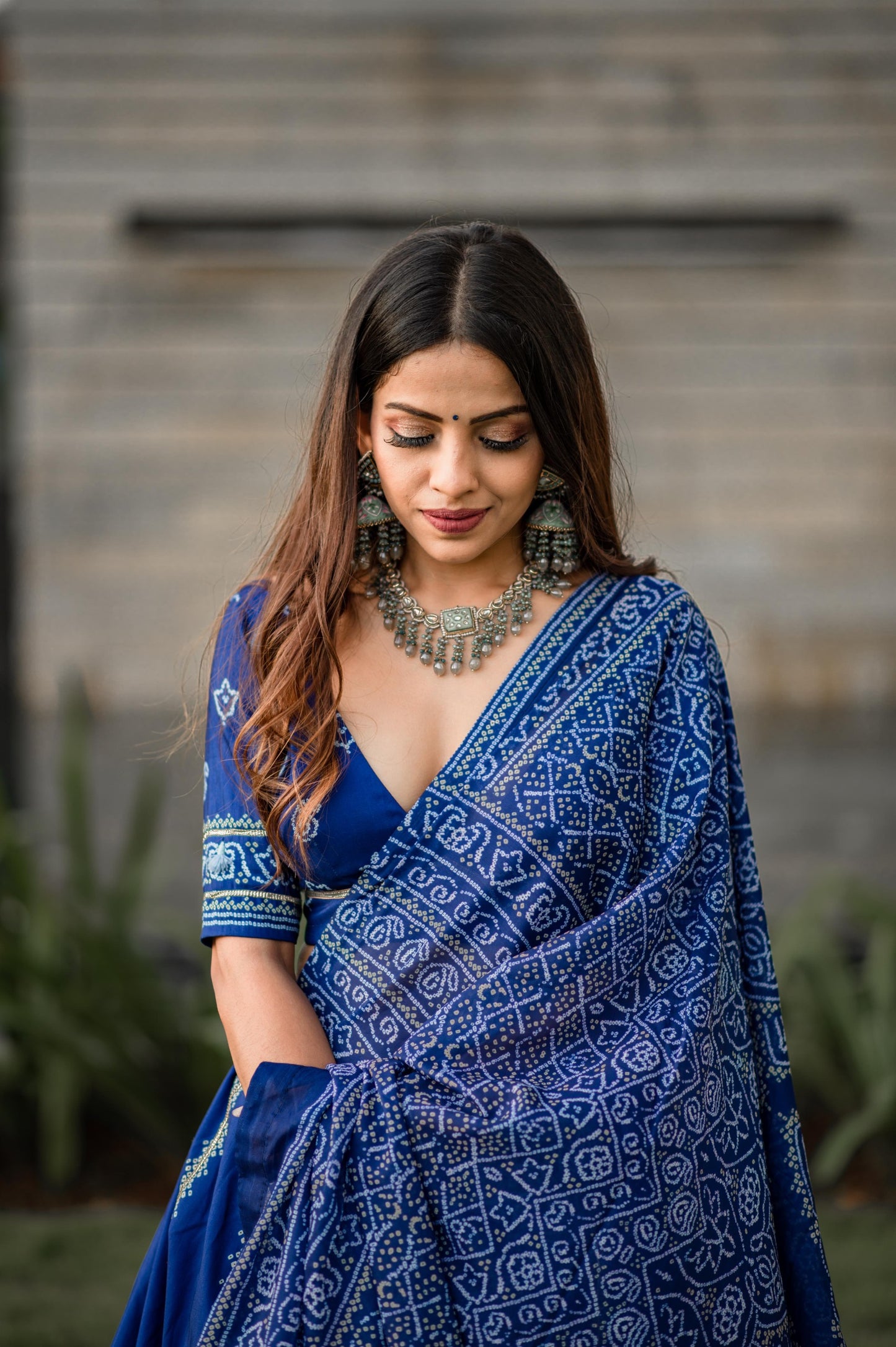 Dancing through the nine nights of navratri in our gorgeous vaishali silk chaniya choli will make you feel like you're wearing art.