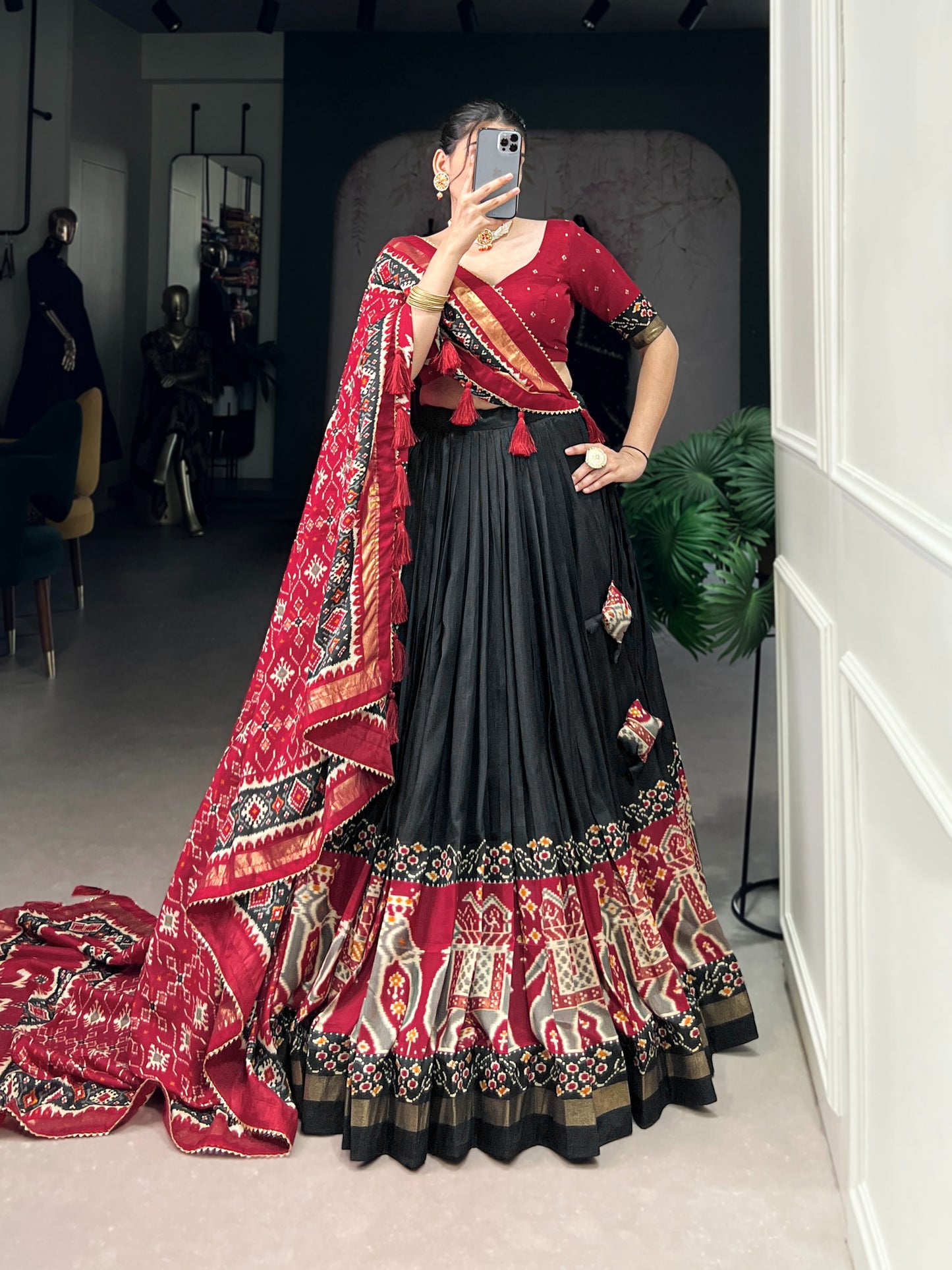 Twirling in tradition, shining in silk 🍁