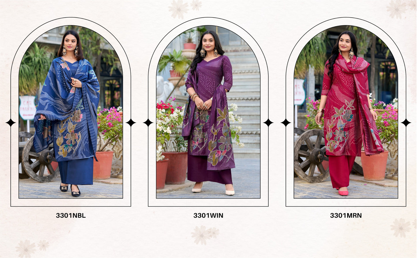 Beads meet blooms in this stunning salwar suit 💫