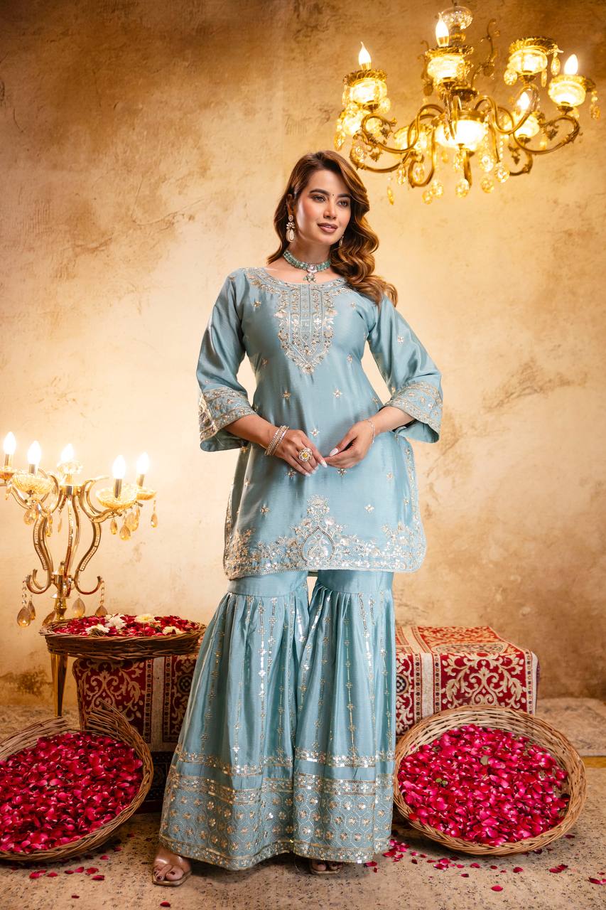 Presenting New Ready-Made Kurti Sarara Collection* π₯ππ₯°