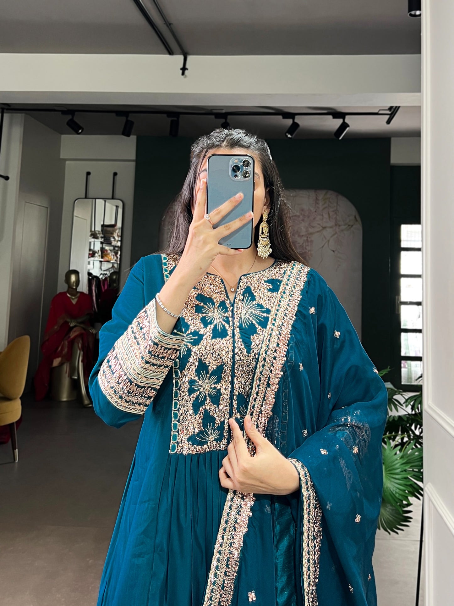 Let the smooth fall of Roman silk enhance your style with its classic charm and graceful finish 🦋