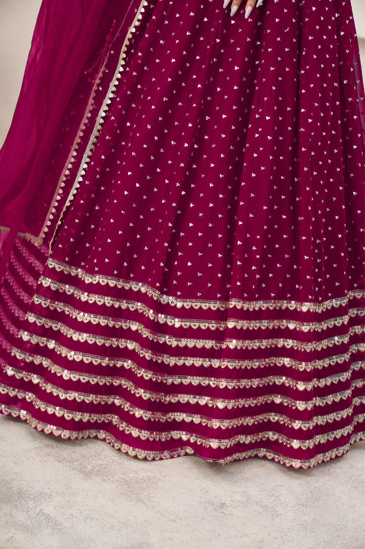 π Radiant Rani Pink Lehenga Choli π