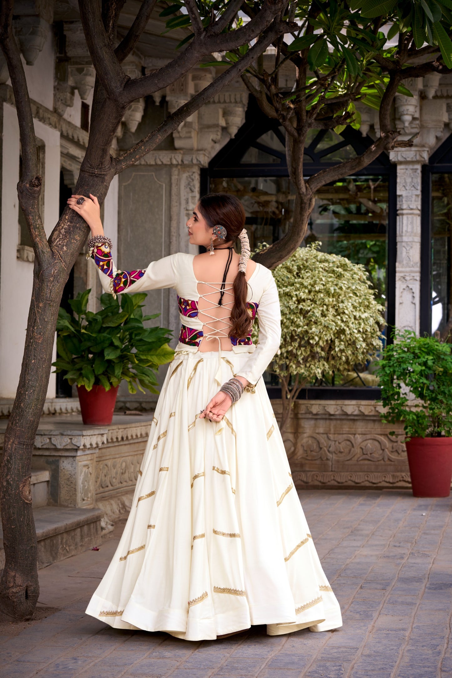 Crafted for Garba, Styled with Mirror Work