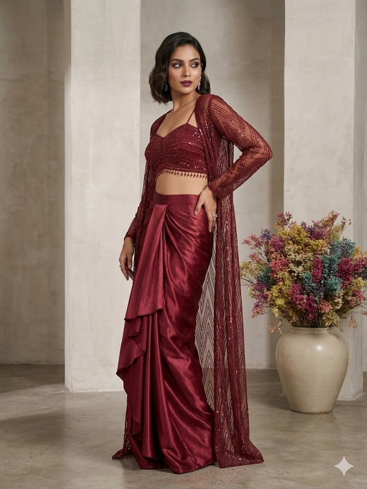REAL MODLING OF PARTY WEAR WESTERN PAIR