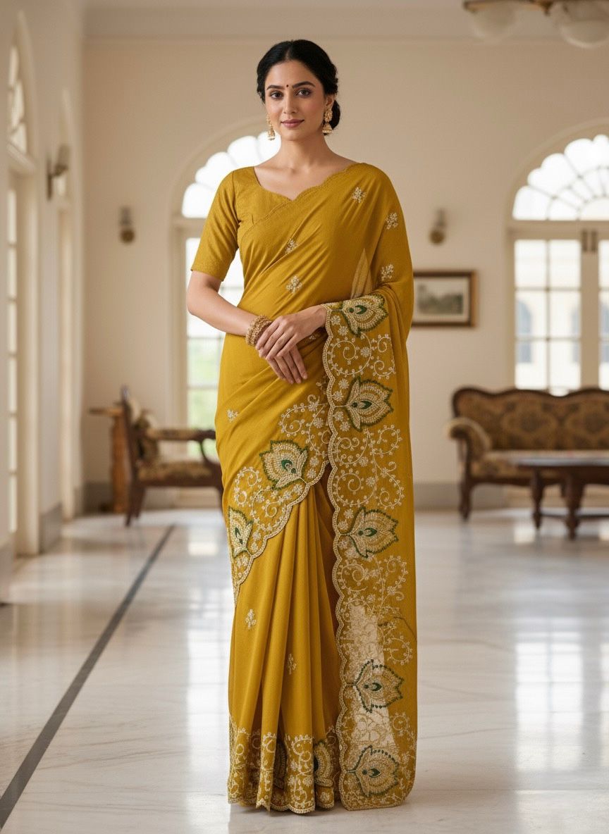 Fancy Thread saree