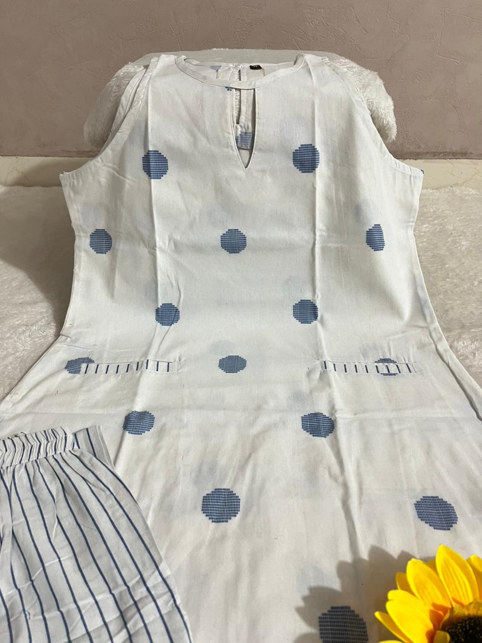PREMIUM COTTON Kurti With Straight fit Pant