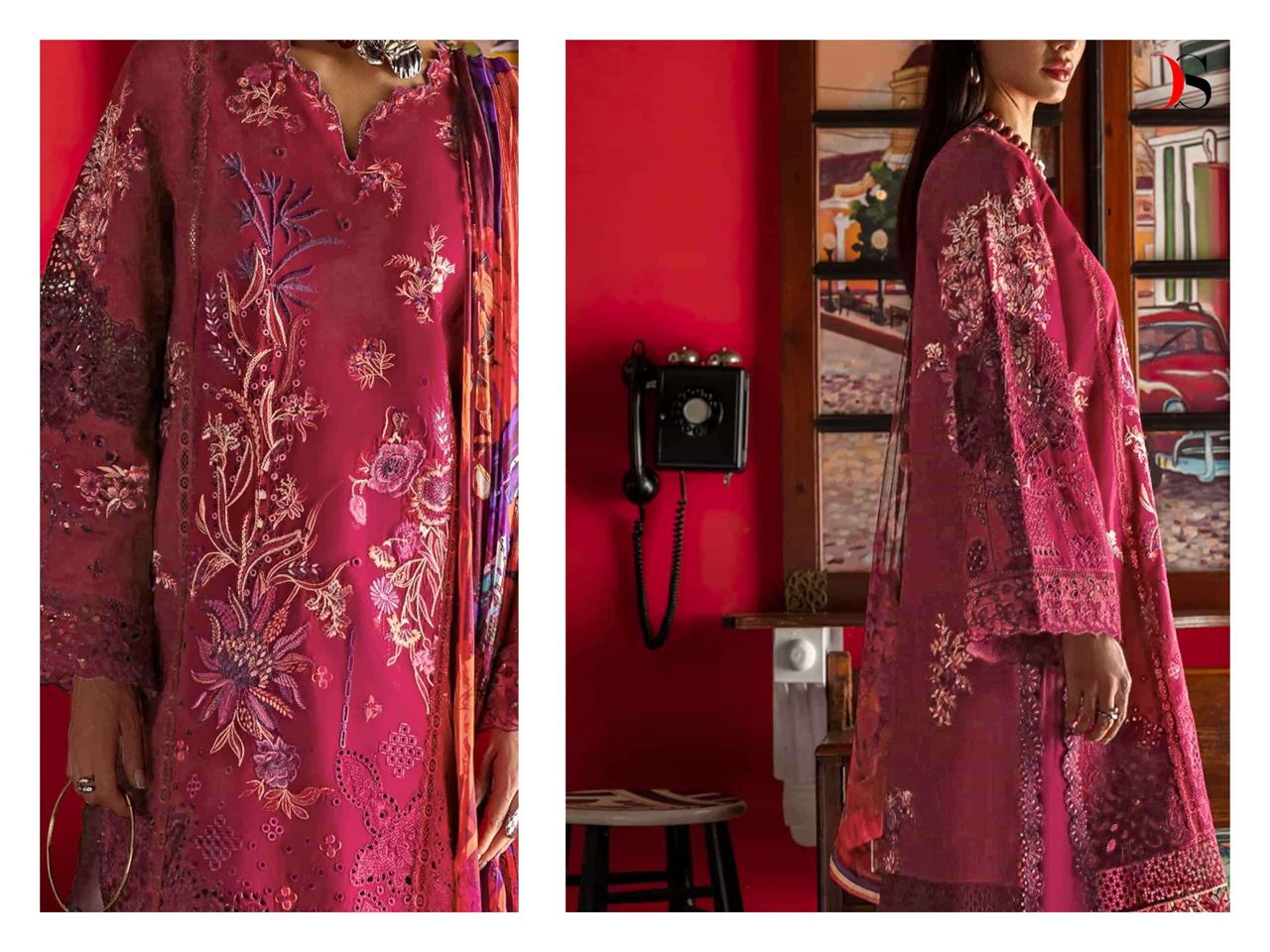 COTTON WITH CHIKANKARI EMBROIDERED SALWAR KAMEEZ