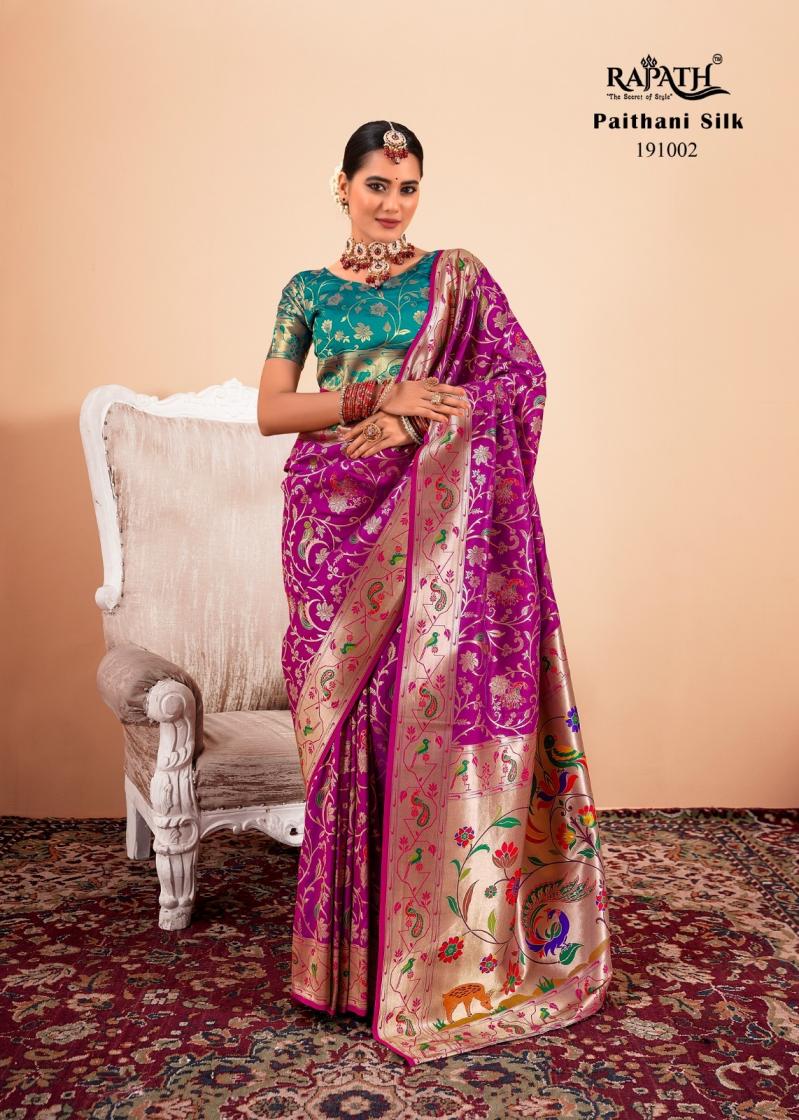 SHAILJA SILK BY RAJPATH PAITHANI SILK ATTRACTIVE LOOK SAREES WHOLESALE SAREE SUPPLIER