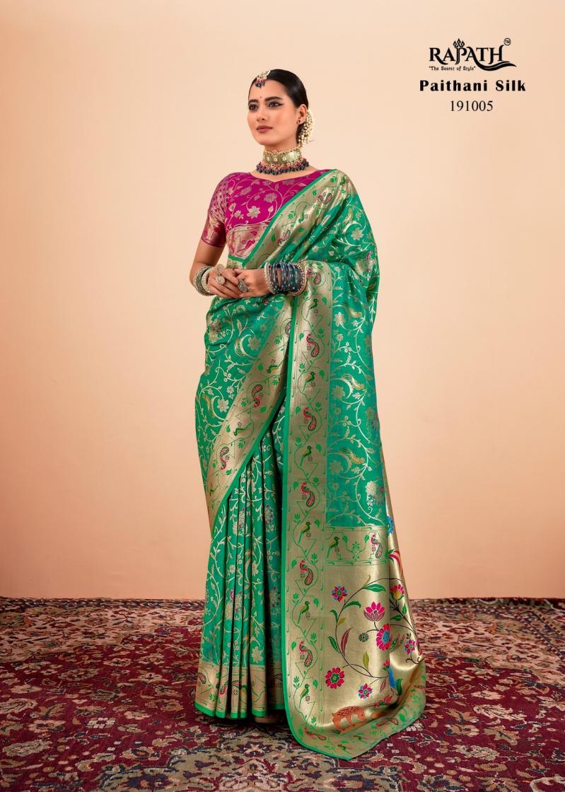 SHAILJA SILK BY RAJPATH PAITHANI SILK ATTRACTIVE LOOK SAREES WHOLESALE SAREE SUPPLIER