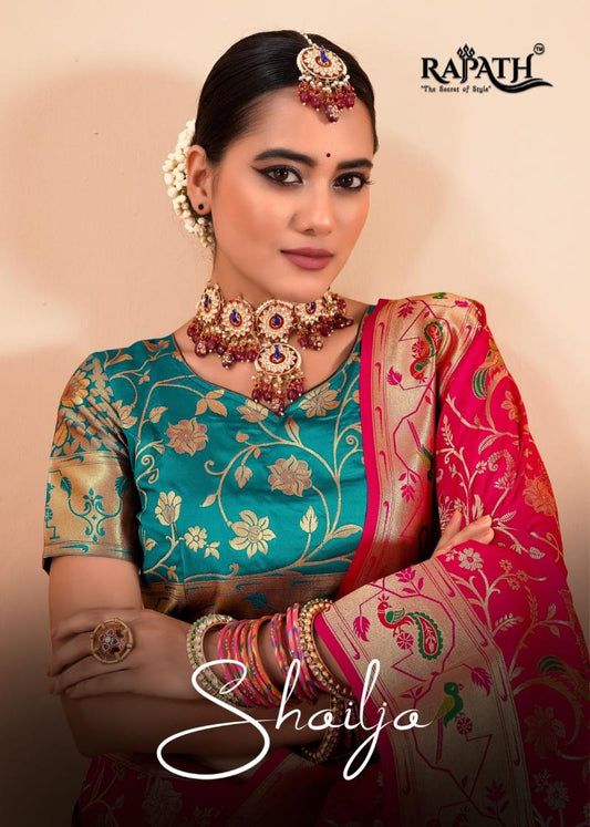 SHAILJA SILK BY RAJPATH PAITHANI SILK ATTRACTIVE LOOK SAREES WHOLESALE SAREE SUPPLIER