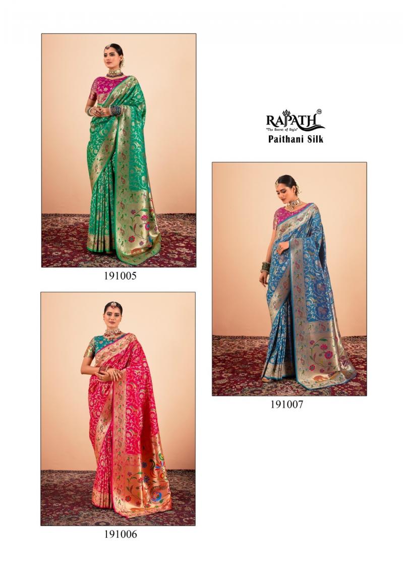 SHAILJA SILK BY RAJPATH PAITHANI SILK ATTRACTIVE LOOK SAREES WHOLESALE SAREE SUPPLIER