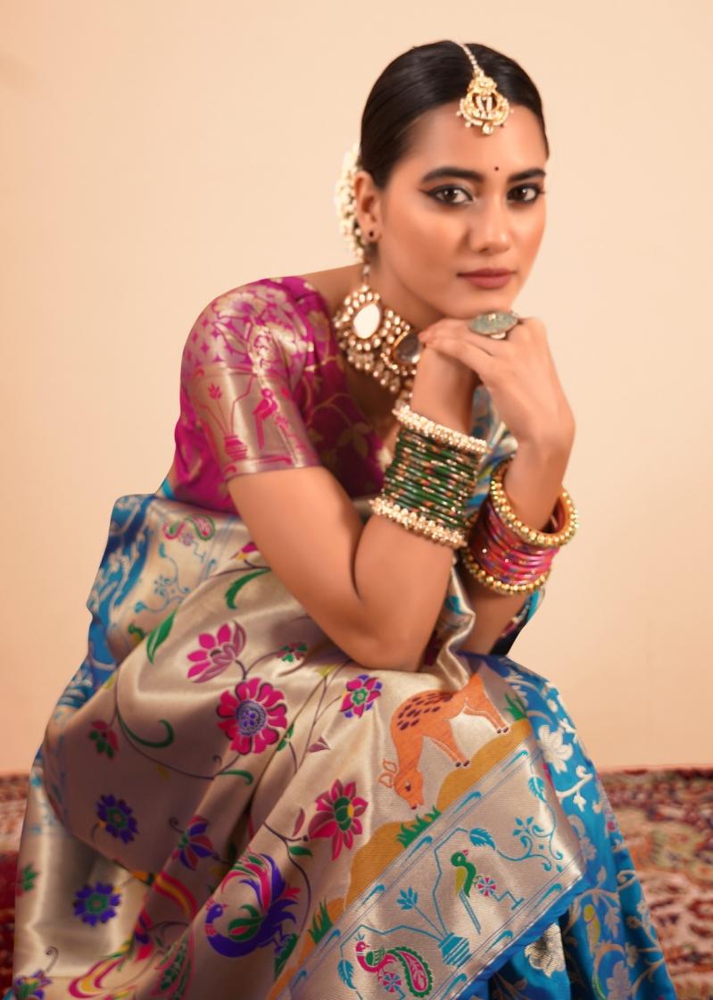 SHAILJA SILK BY RAJPATH PAITHANI SILK ATTRACTIVE LOOK SAREES WHOLESALE SAREE SUPPLIER