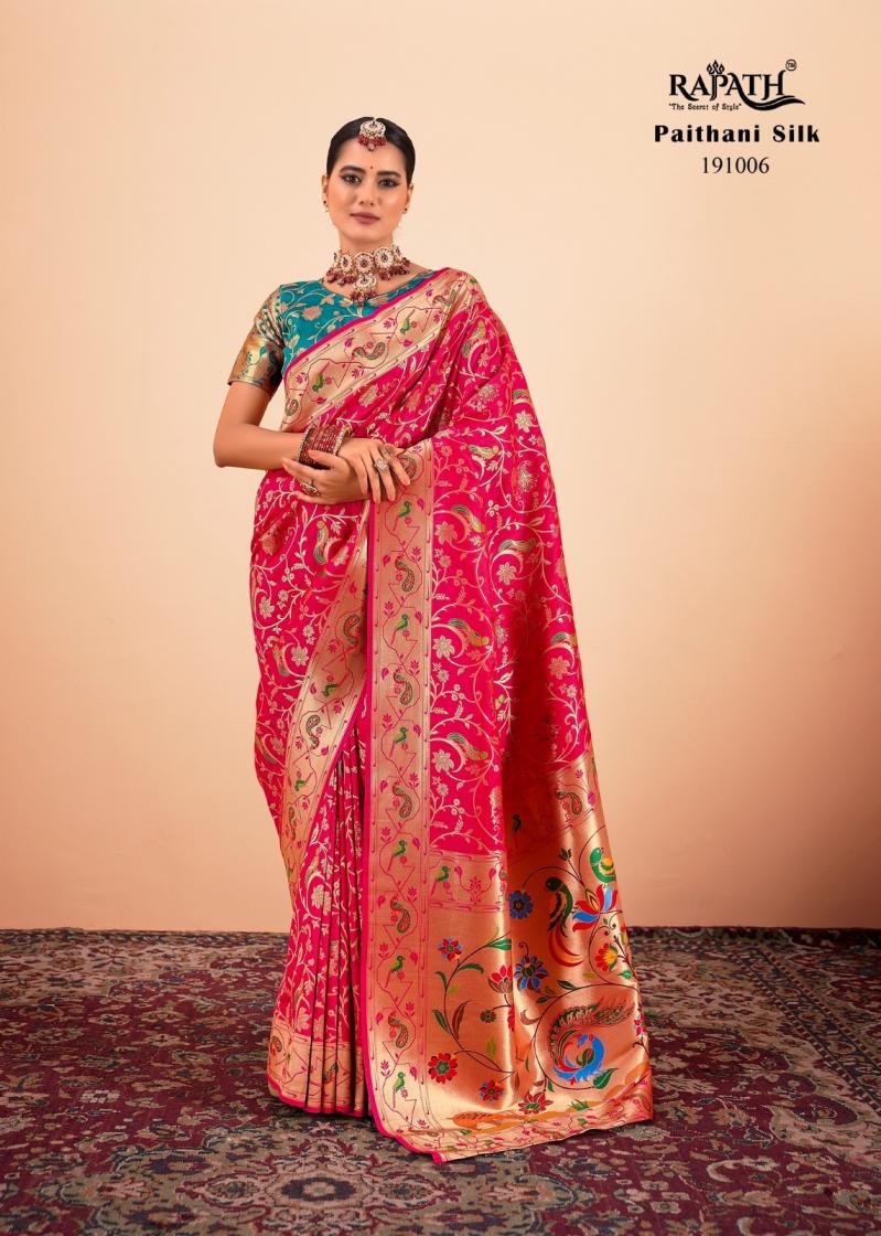 SHAILJA SILK BY RAJPATH PAITHANI SILK ATTRACTIVE LOOK SAREES WHOLESALE SAREE SUPPLIER