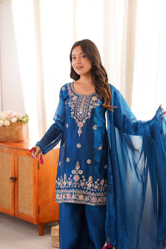 Feeling blue never looked this good. 💙  i'ts Beads Embroidery 🪻 Adding a little Sparkle to your timeline today. ✨