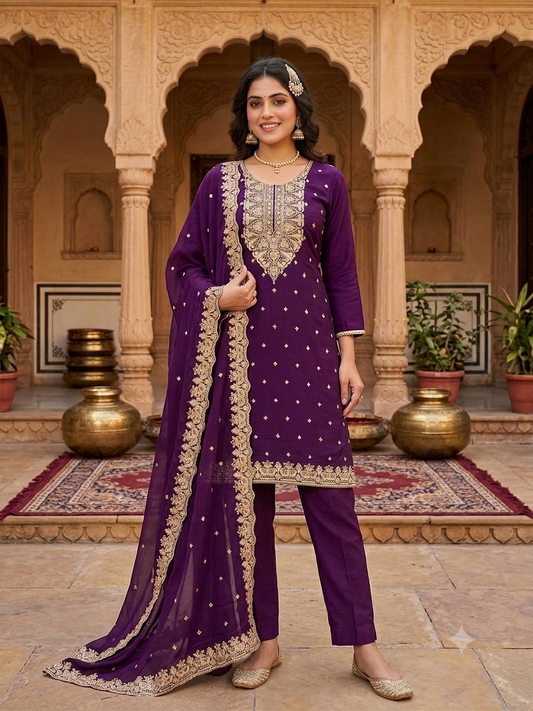 From the richness of the fabric to the charm of its embroidery 🪻