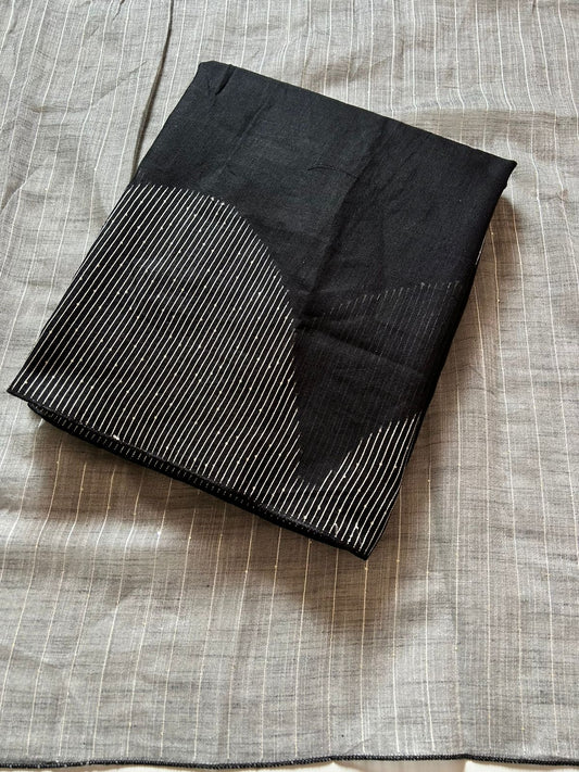 Shoft Linen with sequence saree