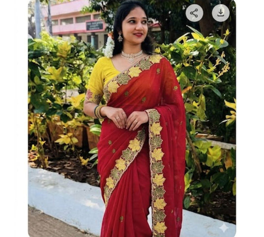 rangoli crush silk saree