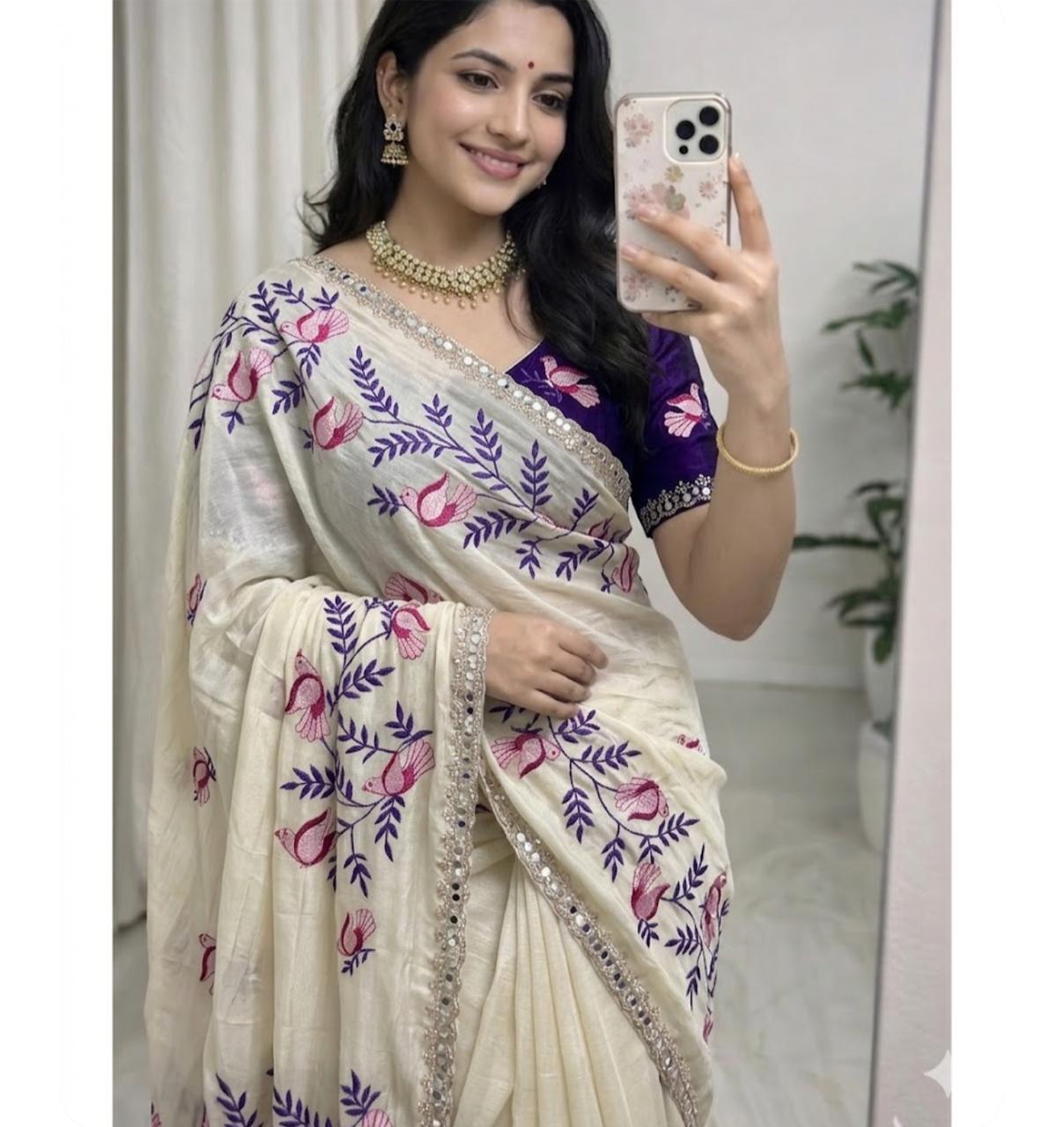 Soft Rangoli silk saree
