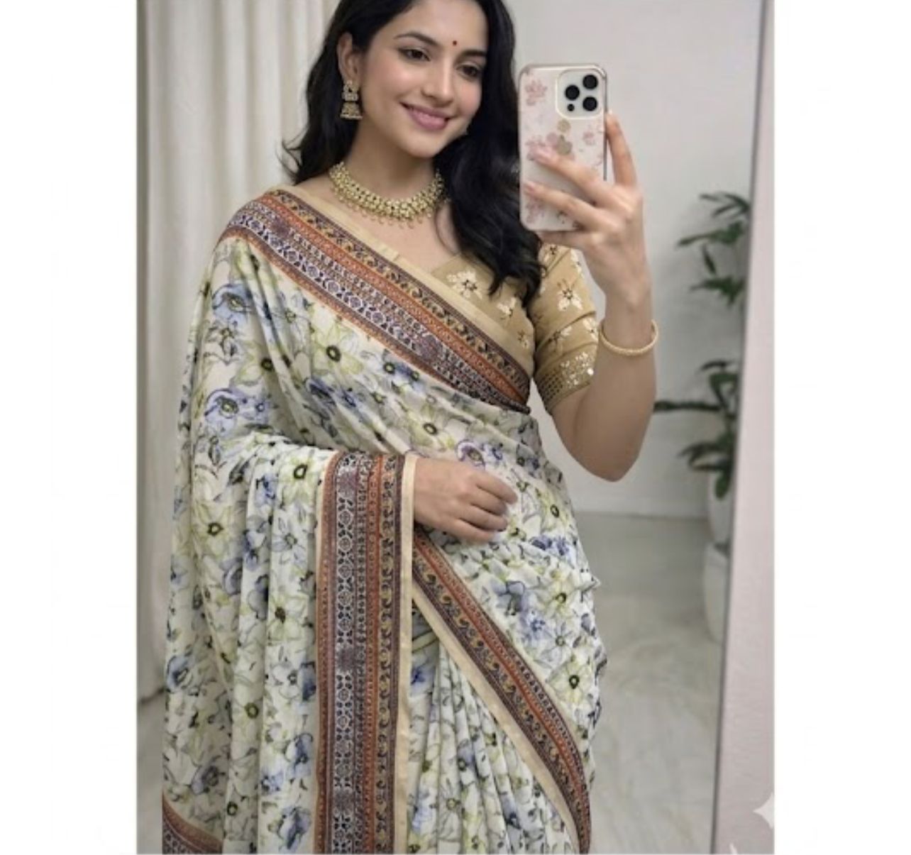 shoft georgette  saree