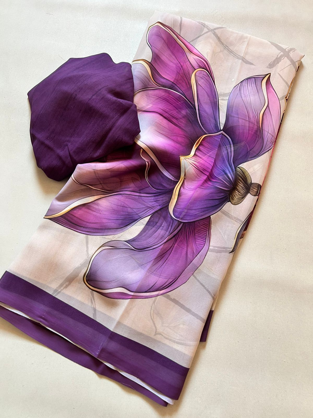 shoft georgette  saree