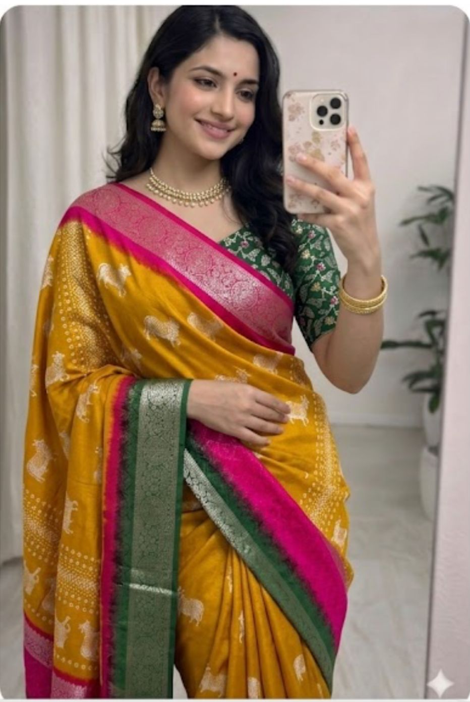 Viscose Georgette Saree