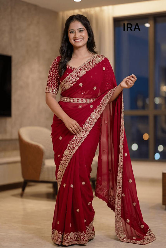 New Party Wear Saree