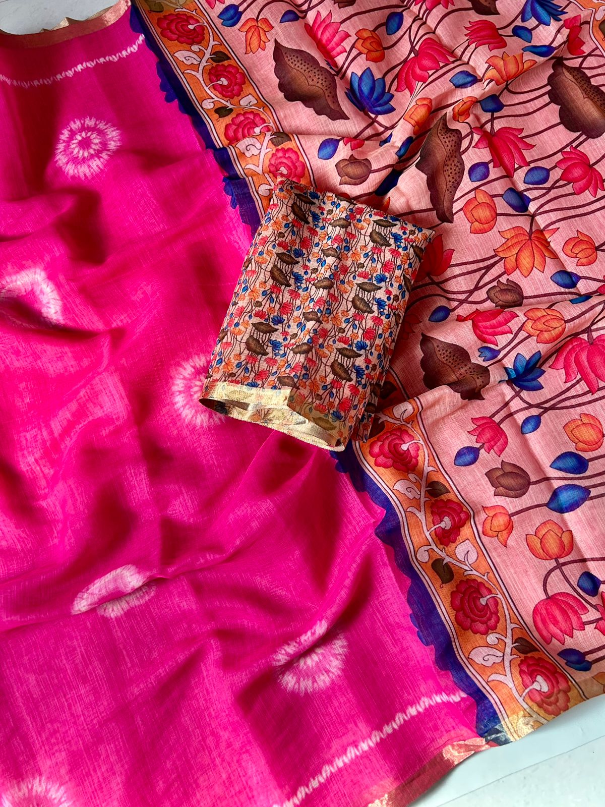 mul cotton saree
