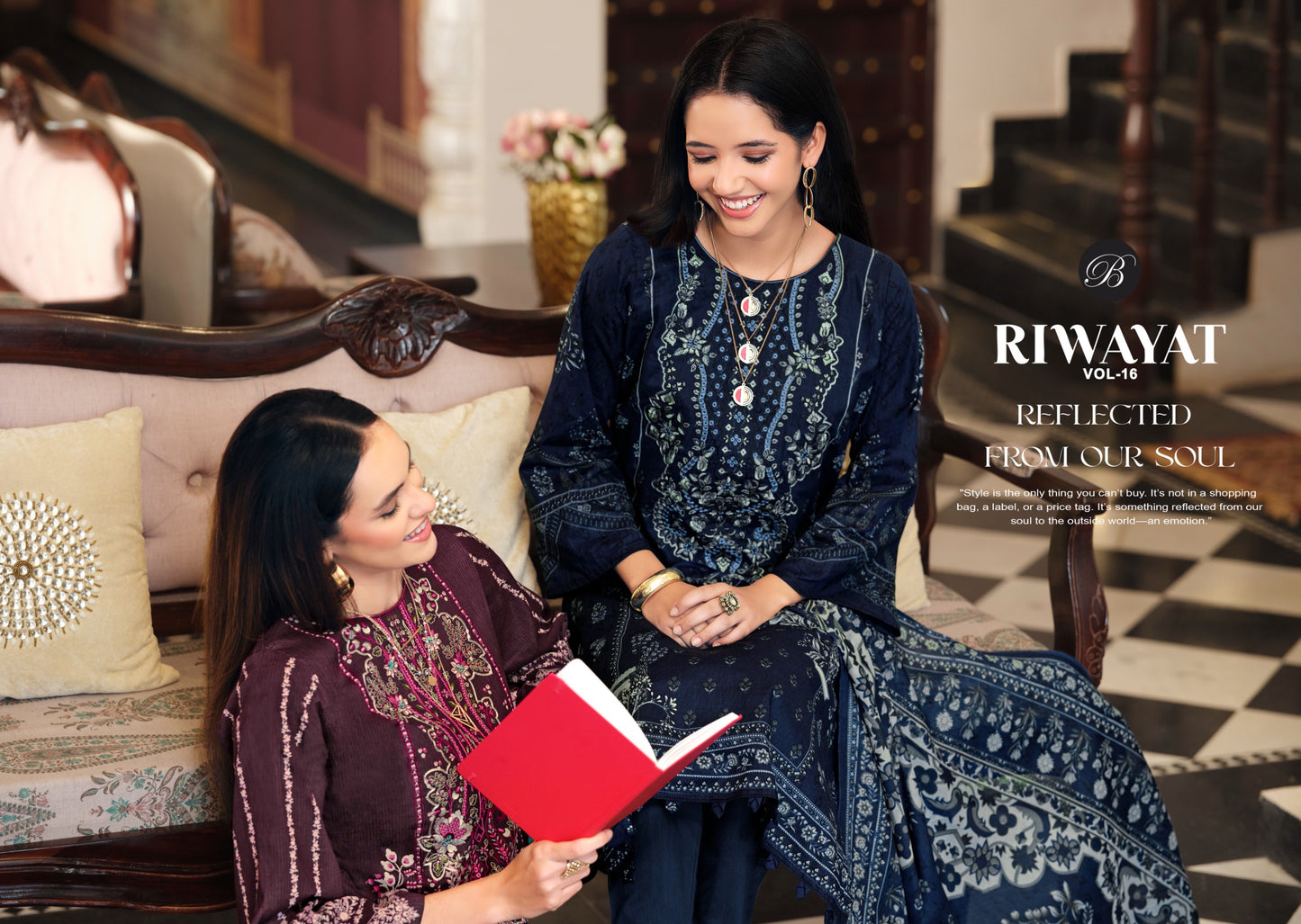 # RIWAYAT VOL 16 BY BELLIZA # PURE MAL MAL COTTON DUPATTA # SELF HEAVY EMBROIDERY WORK # PURE VISCOSE RAYON