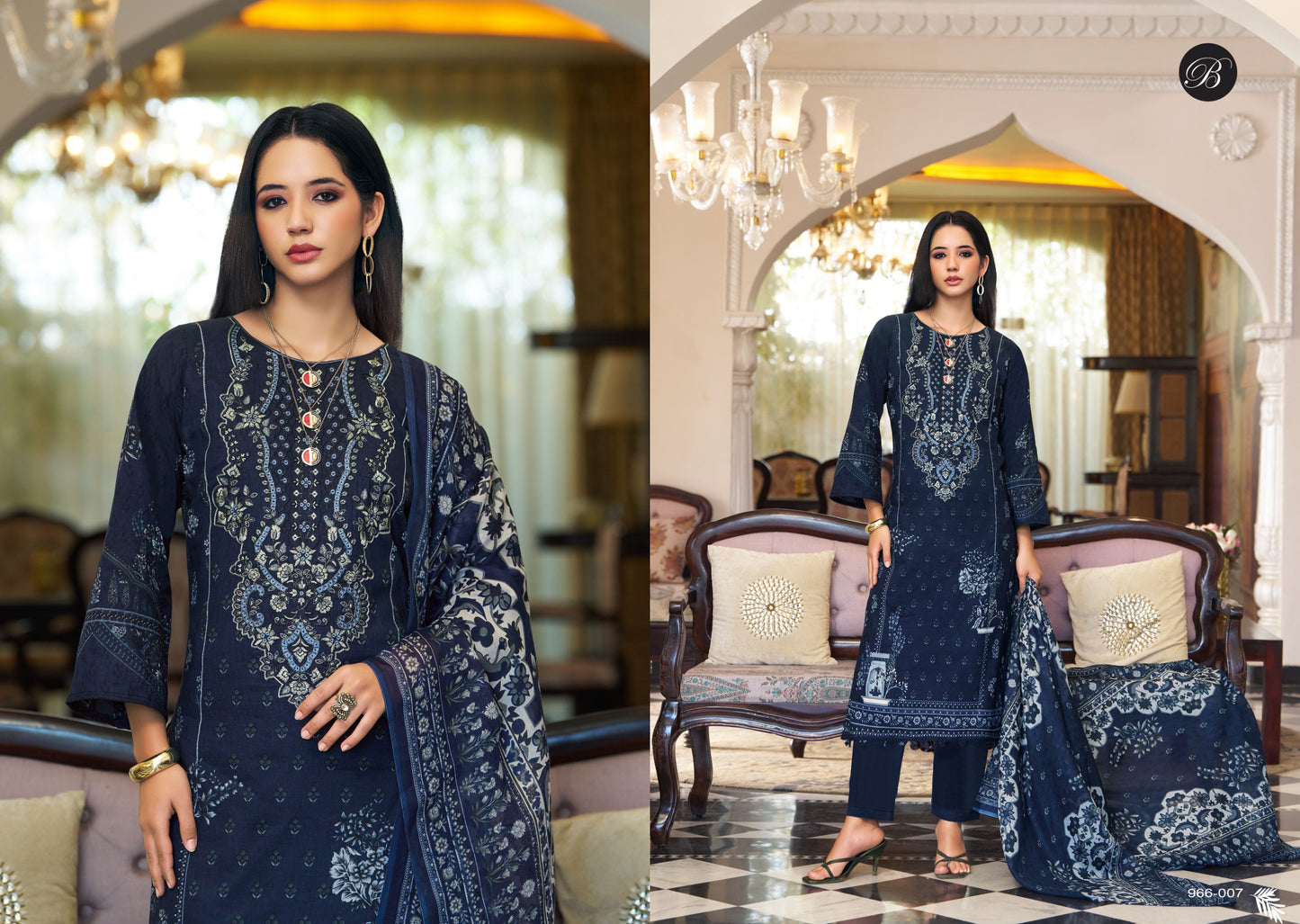 # RIWAYAT VOL 16 BY BELLIZA # PURE MAL MAL COTTON DUPATTA # SELF HEAVY EMBROIDERY WORK # PURE VISCOSE RAYON