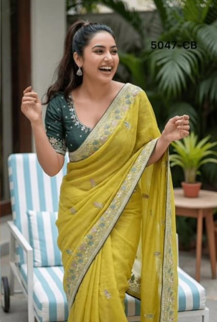 Full Heavy Multicoloured Thread saree