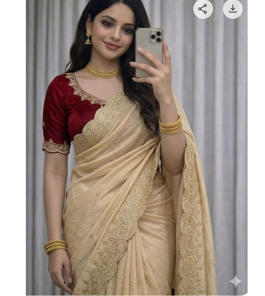 rangoli crush silk saree