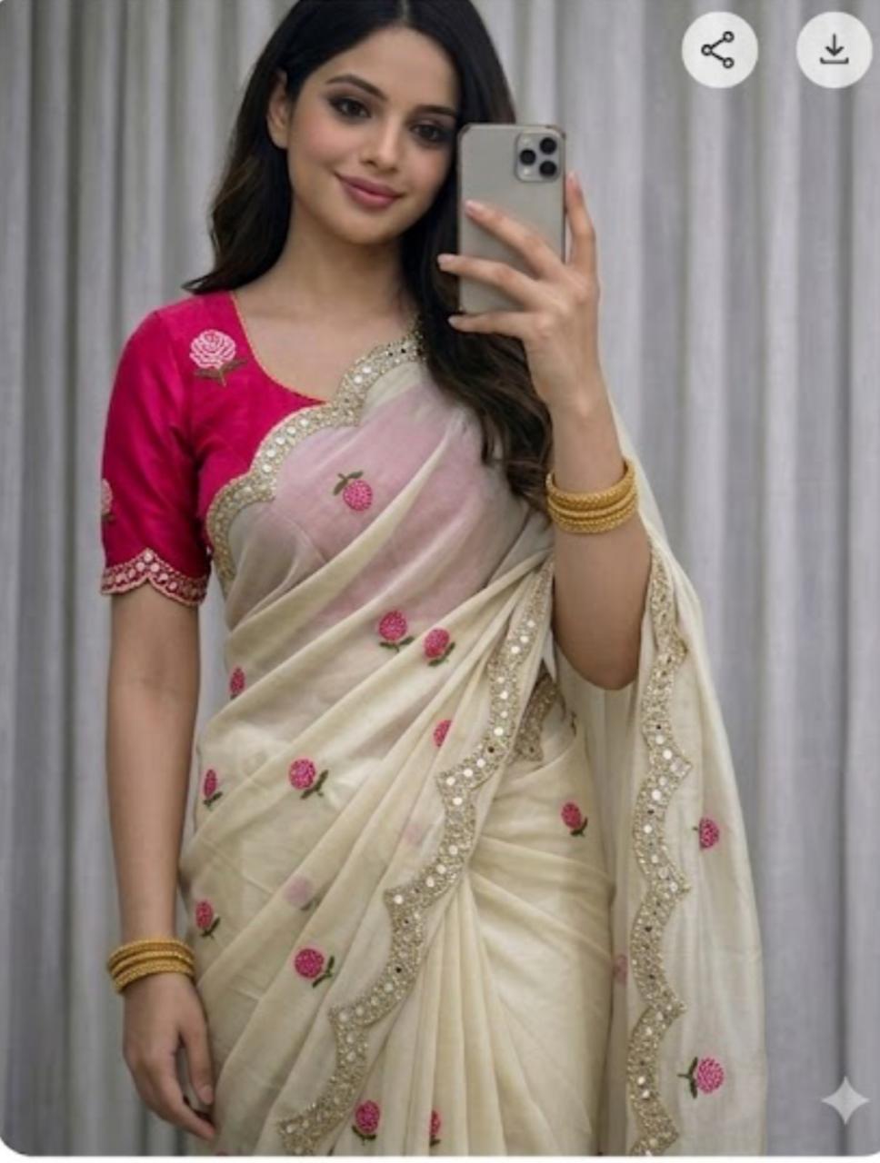 Soft Rangoli silk saree