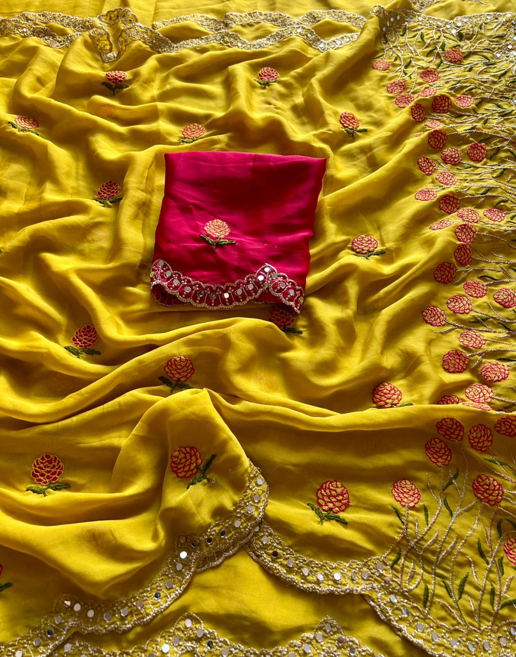 Soft Rangoli silk saree