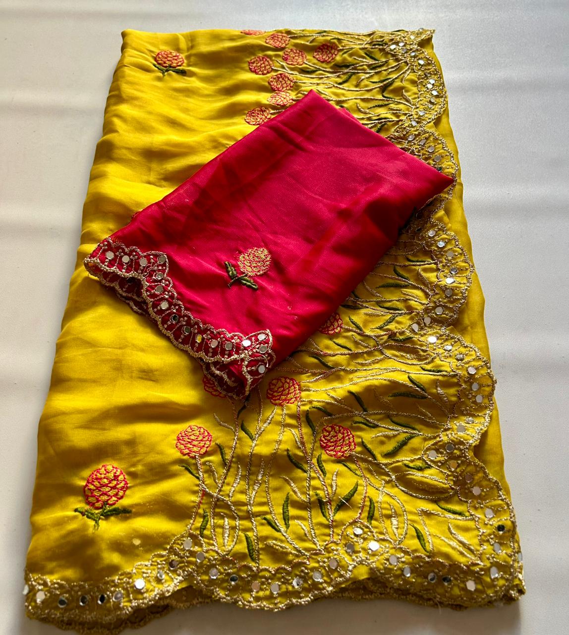 Soft Rangoli silk saree