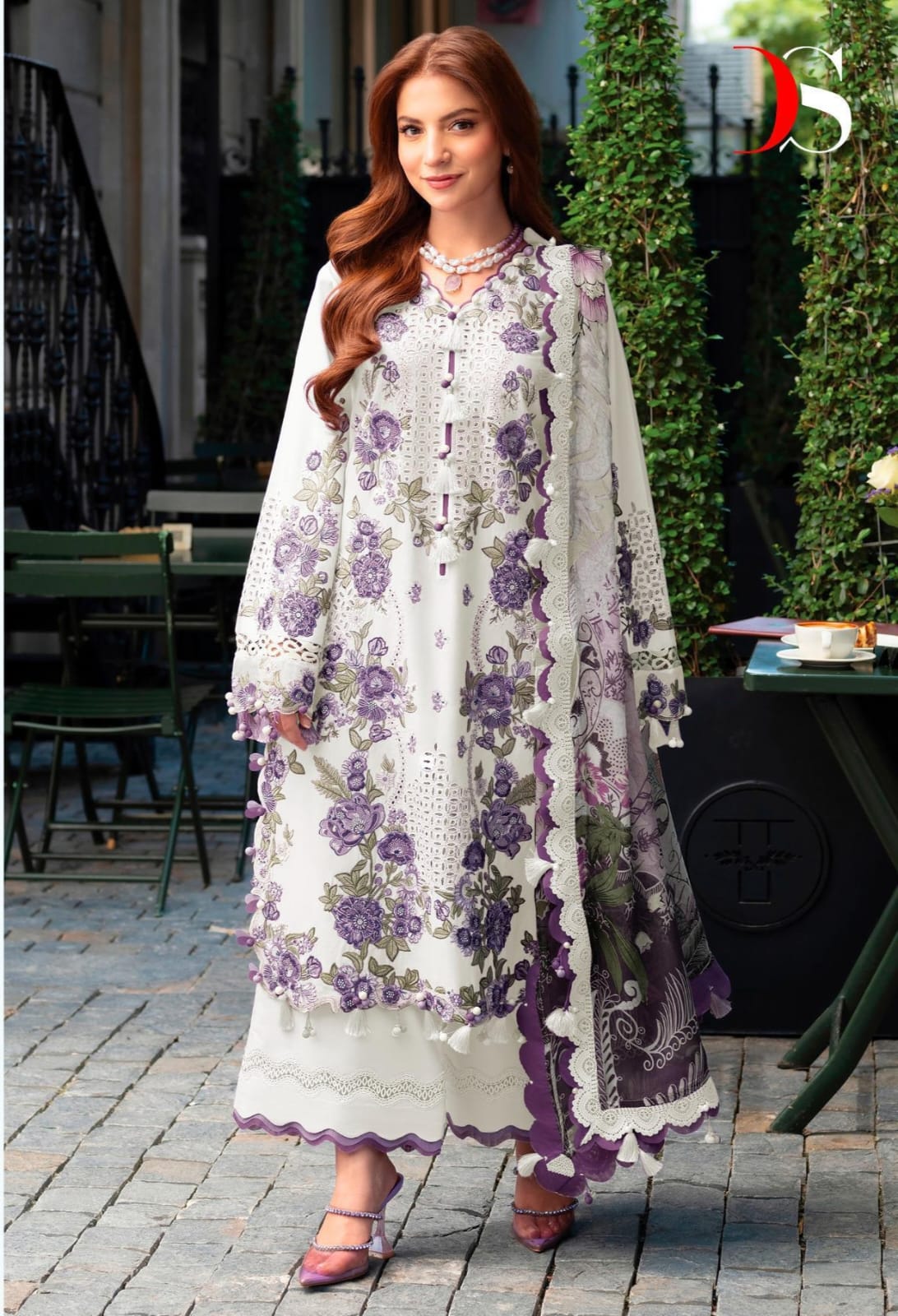 Ombre starlet by deepsy suits wholesale suits catalogue chiffon dupatta