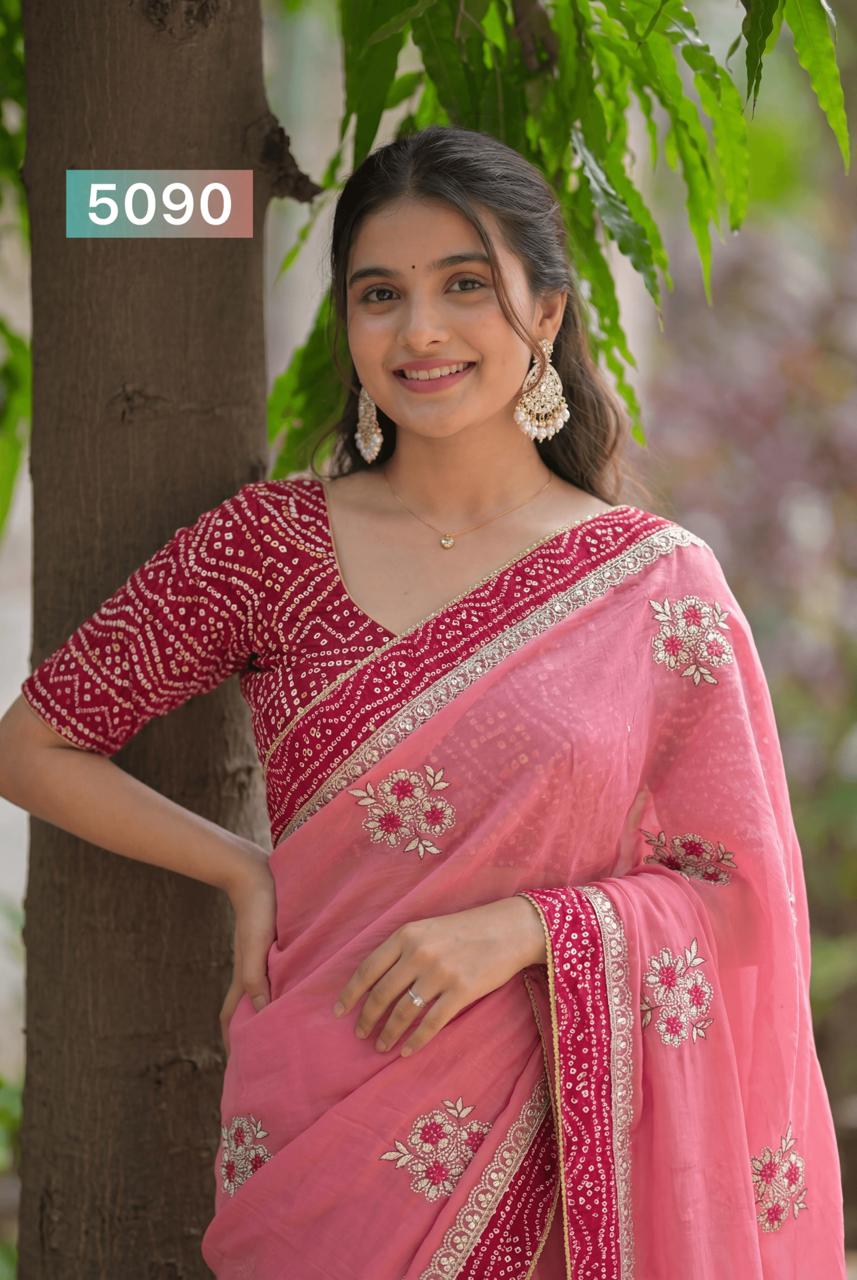 Fancy Zari saree wholesale saree supplier