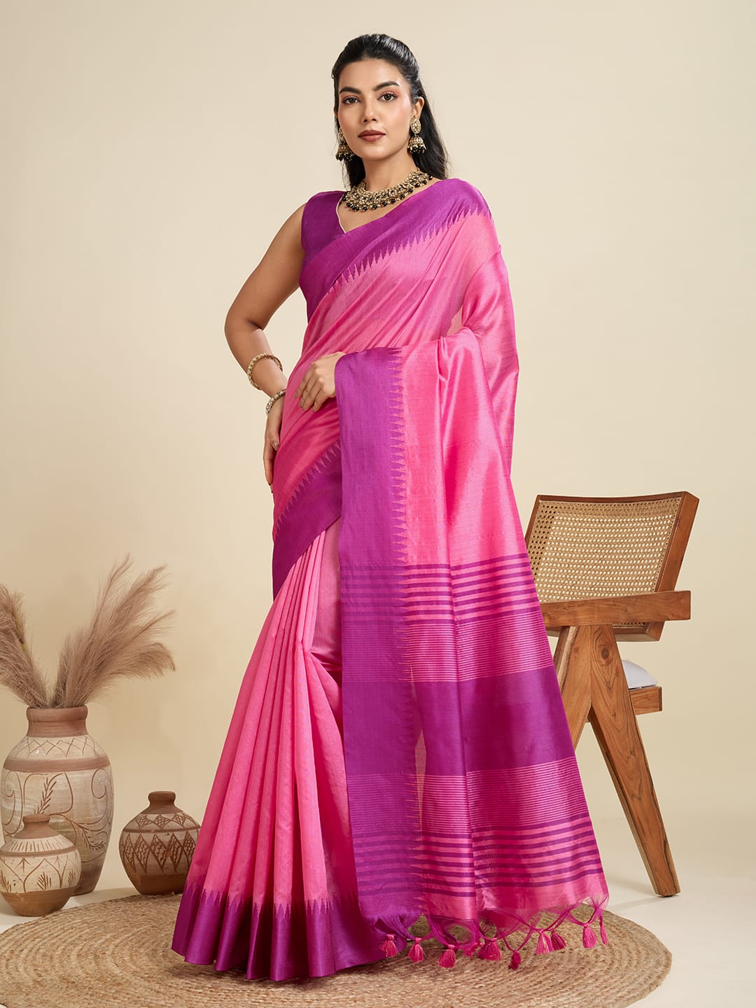 PREMIUM KHADI RAW SILK SAREE WHOLESALE SAREE SUPPLIER