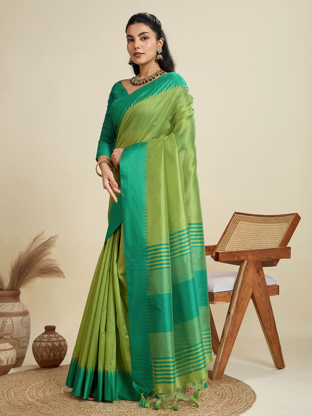 PREMIUM KHADI RAW SILK SAREE WHOLESALE SAREE SUPPLIER