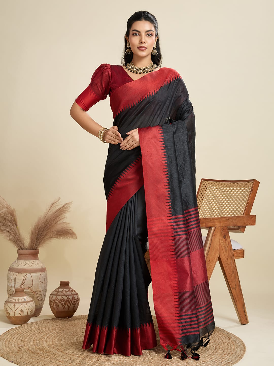 PREMIUM KHADI RAW SILK SAREE WHOLESALE SAREE SUPPLIER