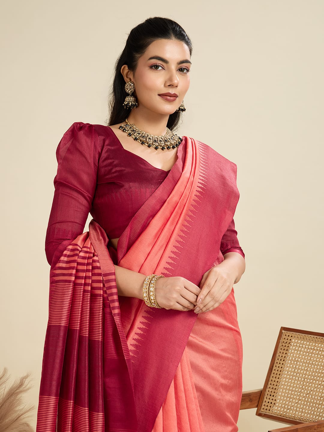 PREMIUM KHADI RAW SILK SAREE WHOLESALE SAREE SUPPLIER
