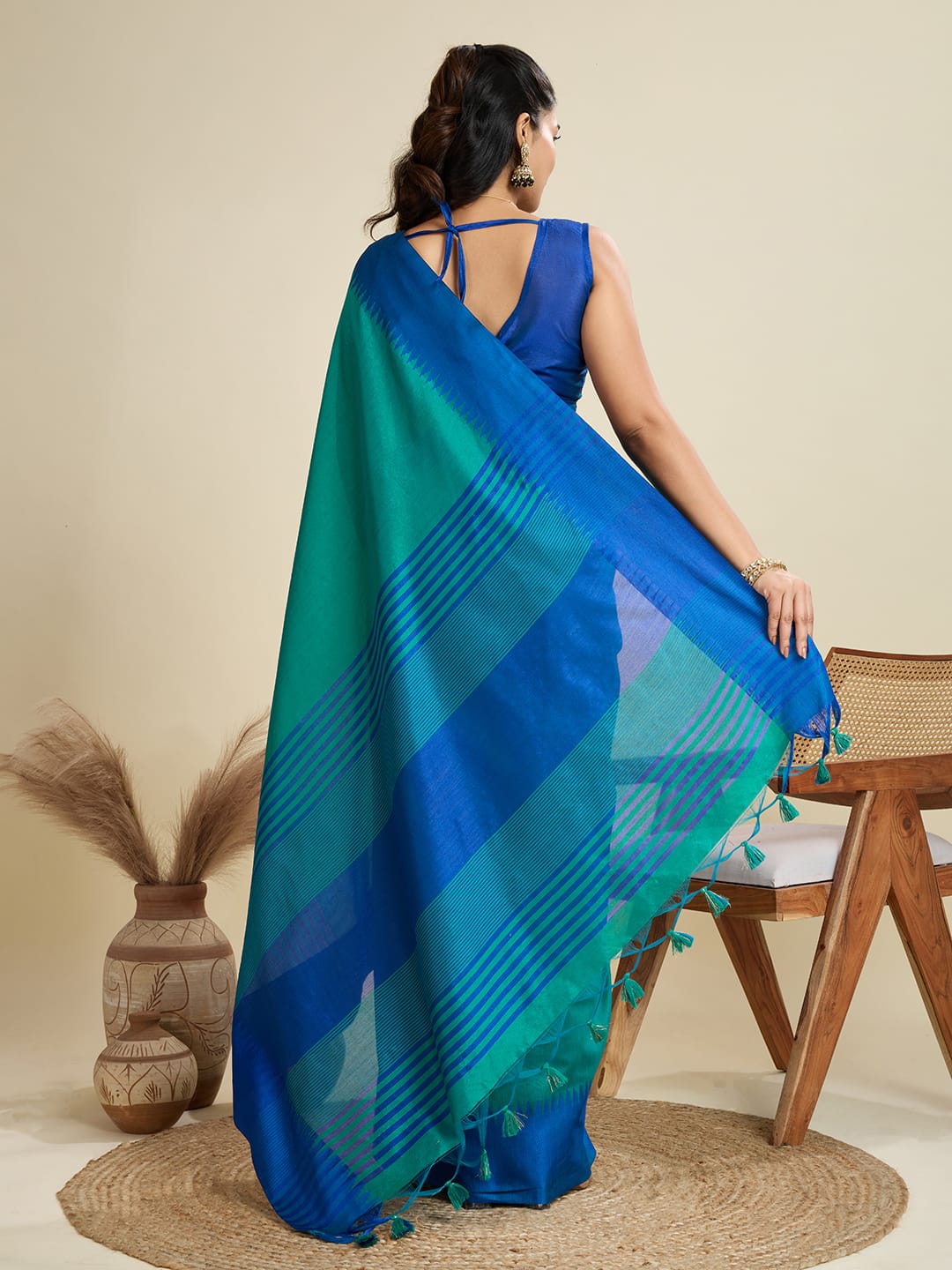 PREMIUM KHADI RAW SILK SAREE WHOLESALE SAREE SUPPLIER