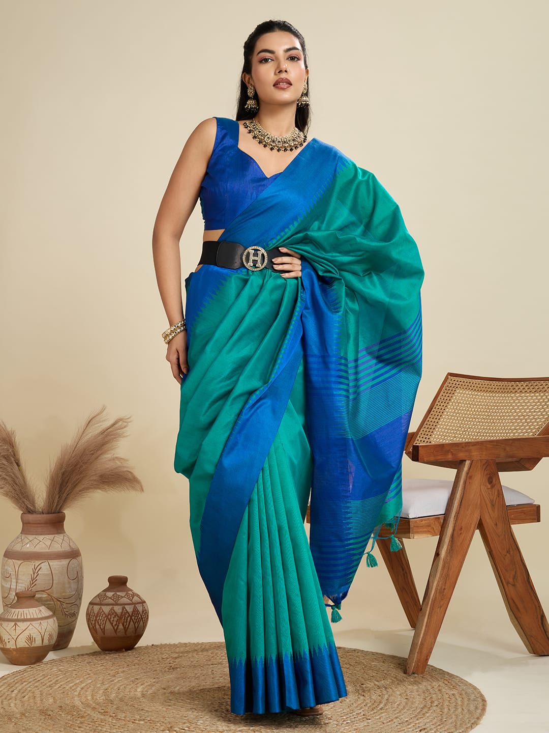 PREMIUM KHADI RAW SILK SAREE WHOLESALE SAREE SUPPLIER