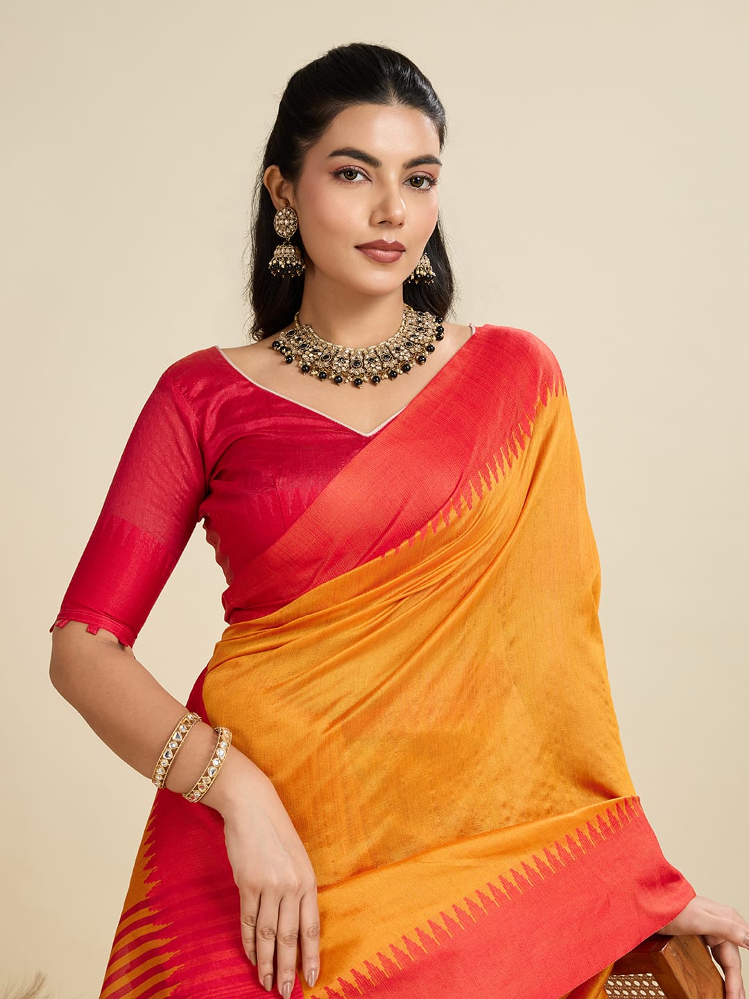 PREMIUM KHADI RAW SILK SAREE WHOLESALE SAREE SUPPLIER