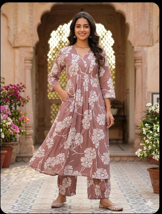 Pure Reyon (Soft Cotton ) print kurti